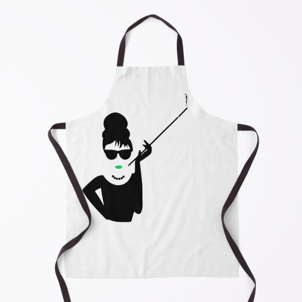Item preview, Audrey Hepburn Smoking / Smoking Lady with Light Green Lipstick designed and sold by NameThatShirt.