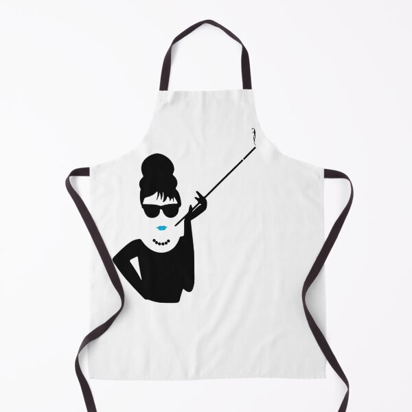 Item preview, Audrey Hepburn Smoking / Smoking Lady with Light Blue Lipstick designed and sold by NameThatShirt.