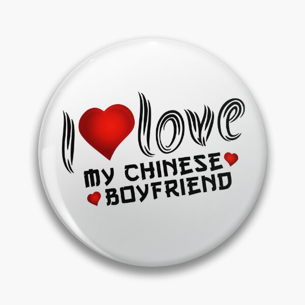 Item preview, I Love My Chinese Boyfriend Bf Essential Tee Black Design designed and sold by knapst.