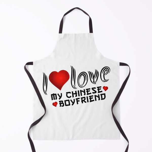 Item preview, I Love My Chinese Boyfriend Bf Essential Tee Black Design designed and sold by knapst.