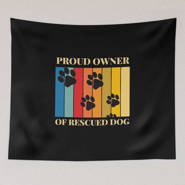 Item preview, PROUD OWNER OF RESCUED DOG designed and sold by ScrapDesignPL.