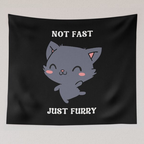 Item preview,  Not Fast Just Furry Cat designed and sold by michellejustice.