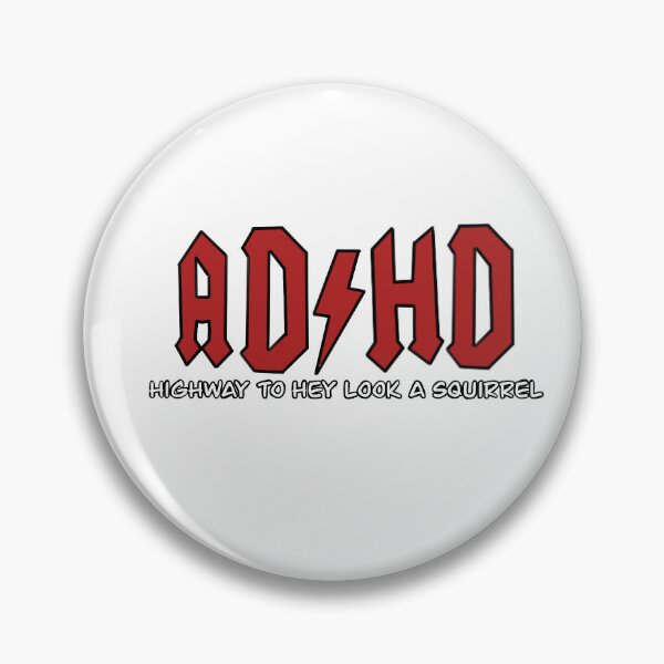 Item preview, AC/DC ADHD Joke Logo designed and sold by MCF-Designs.