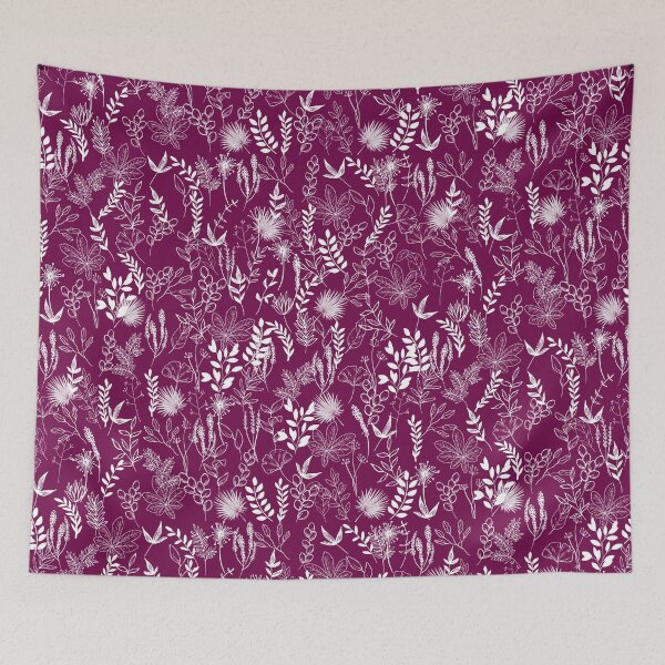 Item preview, Purple Enchanted Florist designed and sold by locosriosbooks.