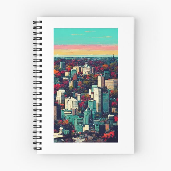 Item preview, Montreal cityscape in the fall designed and sold by Etiennelaurent.