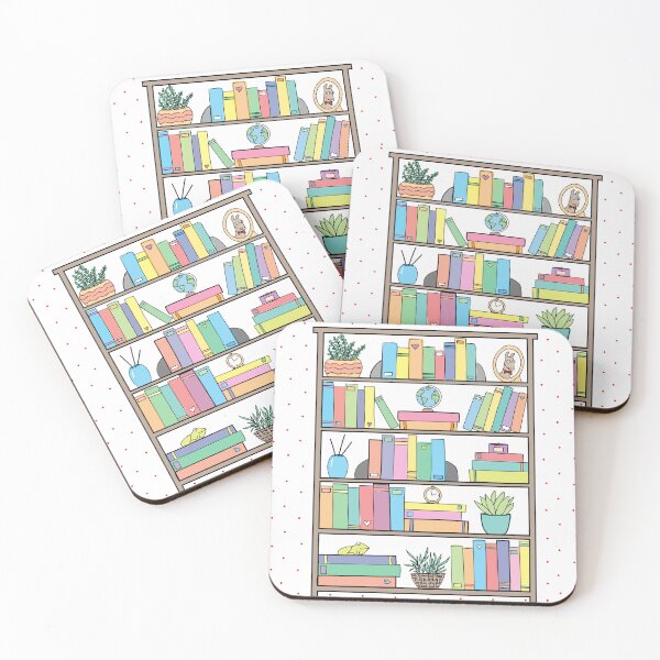 Item preview, Colorful Quaint Bookshelf designed and sold by kjeppson.