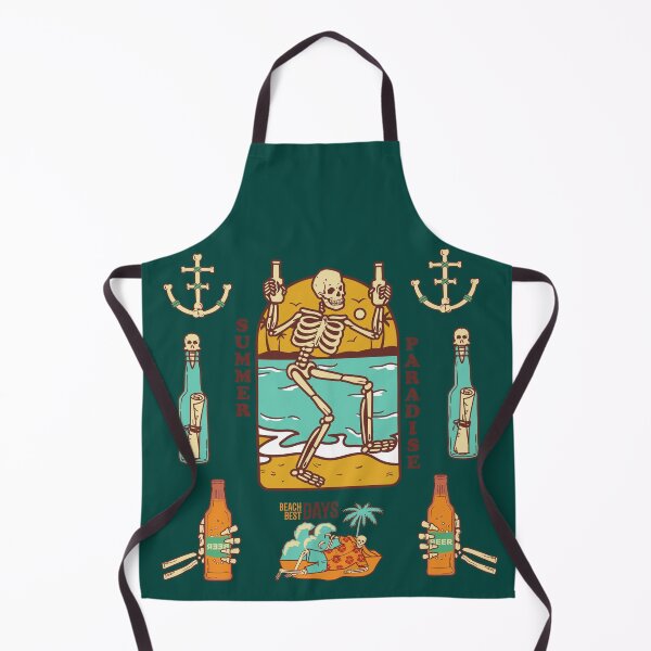 Item preview, Skeleton Vintage Summer Paradise Beach Best Day designed and sold by ArtOfStars.