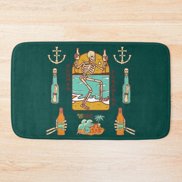 Item preview, Skeleton Vintage Summer Paradise Beach Best Day designed and sold by ArtOfStars.
