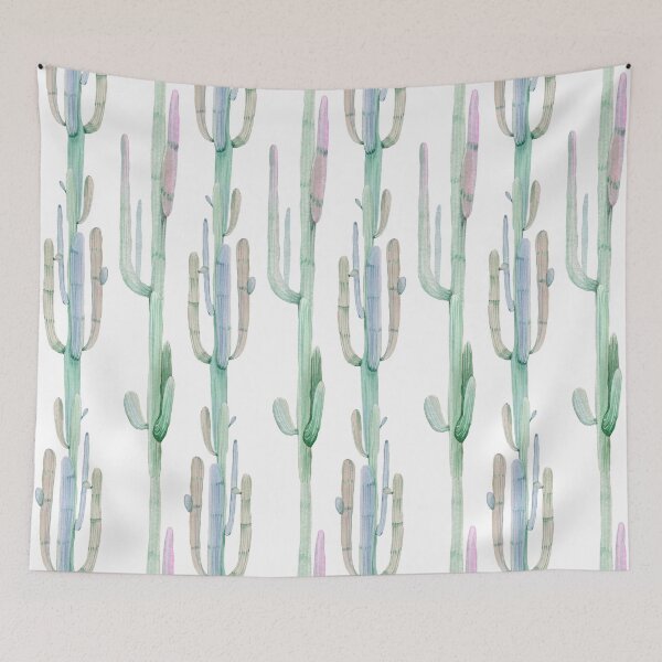 Item preview, Elegant Cactus Pink and Green Desert Cacti Pattern designed and sold by DesertDecor.