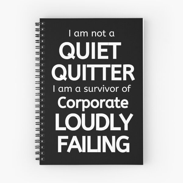 Item preview, I am Not a Quiet Quitter I am a Survivor of Corporate Loudly Failing designed and sold by apathecary.