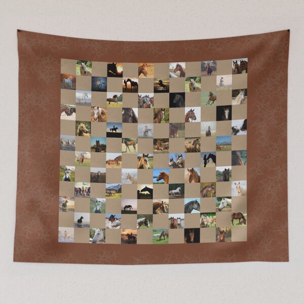 Item preview, Horse Collage Quilt Pattern designed and sold by southerndoll67.