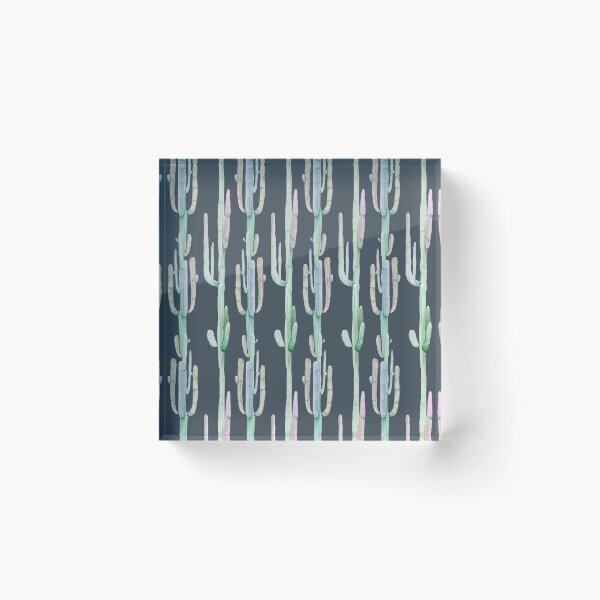 Item preview, Trendy Cactus Blue and Green Desert Cacti Southwest Pattern designed and sold by DesertDecor.