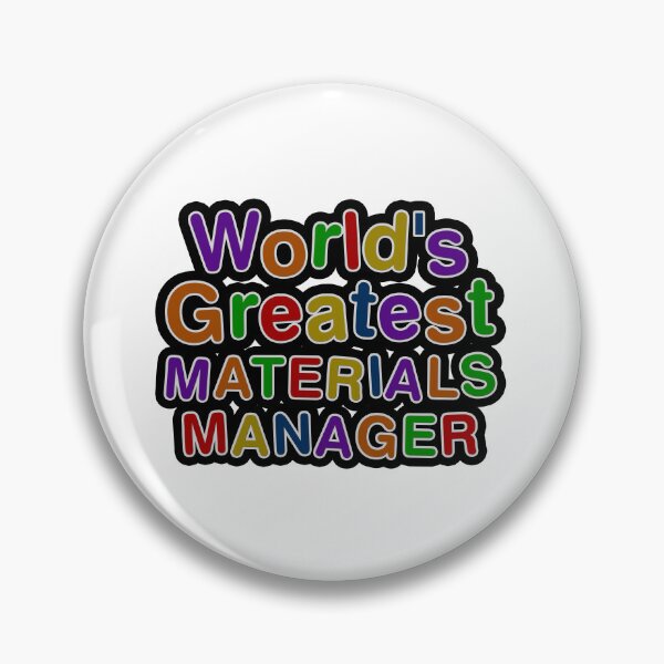 Item preview, World's Greatest MATERIALS MANAGER designed and sold by AmyHNJ.
