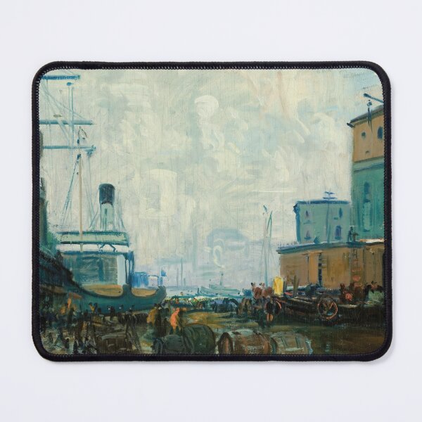 Item preview, Boston Dock Scene - Arthur Clifton Goodwin designed and sold by Vintage Wall Art.