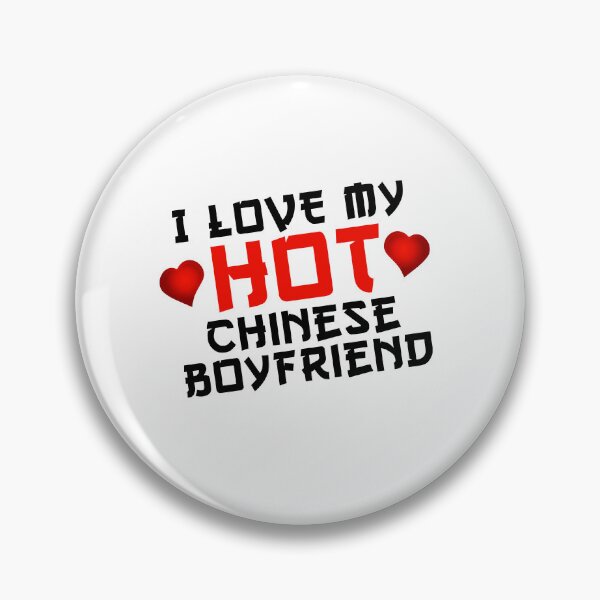 Item preview, I Love My Hot Chinese Boyfriend Bf Essential Tee Design Black designed and sold by knapst.