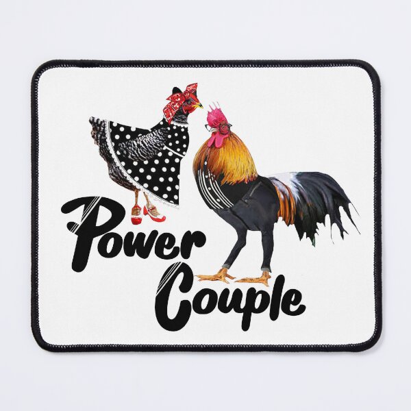 Item preview, Rockabilly Rooster and Hen power couple designed and sold by saint-shores.