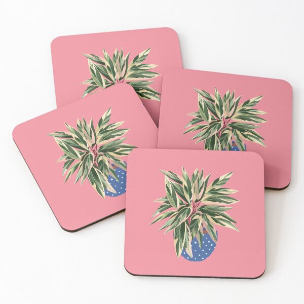 Item preview, Calathea Triostar on Pink Plant Art designed and sold by Ana Moguš.