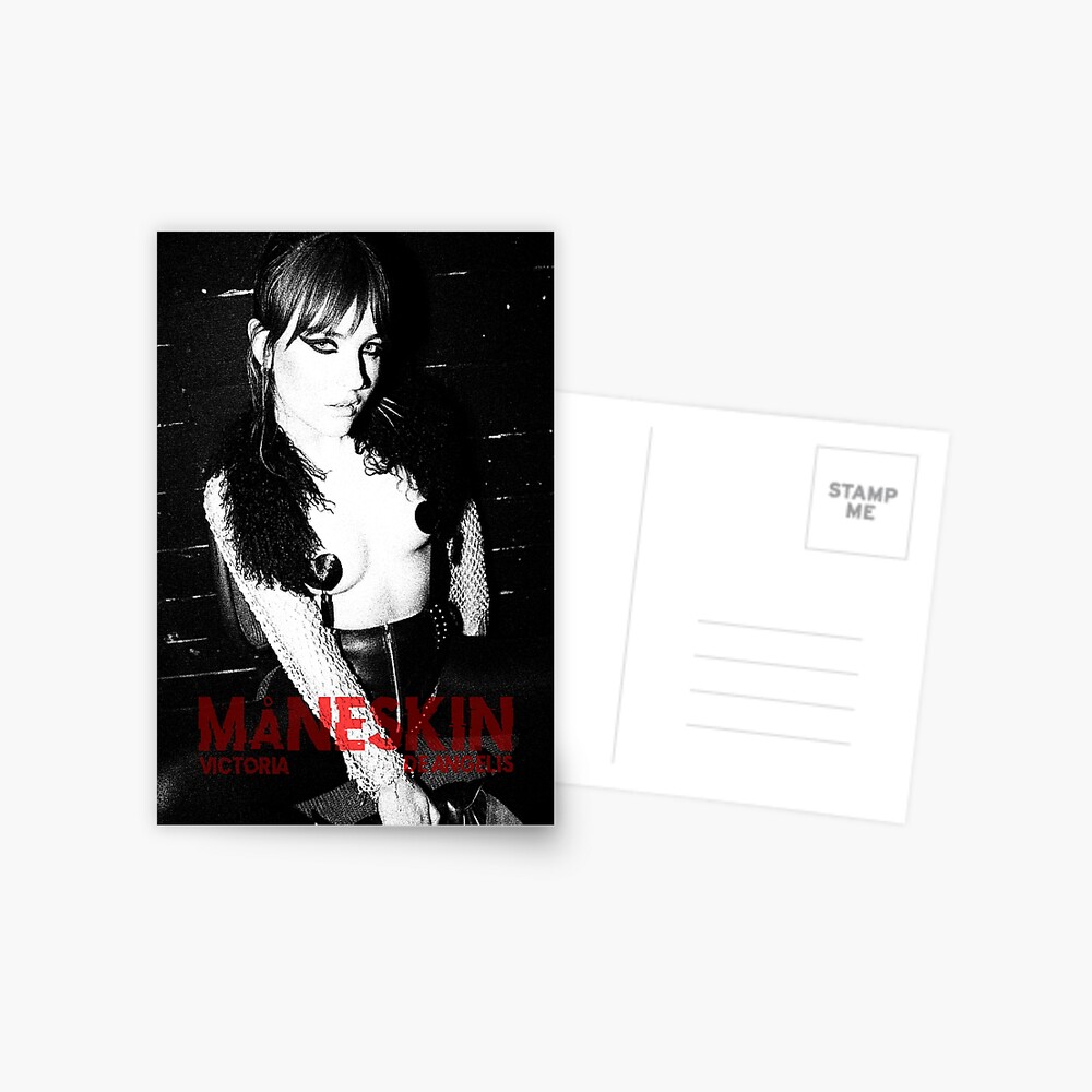 "Victoria De Angelis nackt Maneskin Band Italien Maneskin Victoria" Postkarte von ProgMinimal