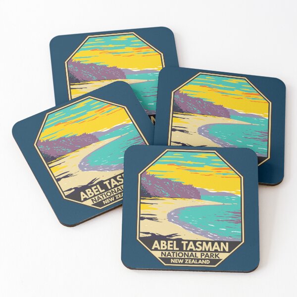 Artikelvorschau, Abel Tasman Nationalpark Neuseeland Emblem entworfen und verkauft von KrisSidDesigns.