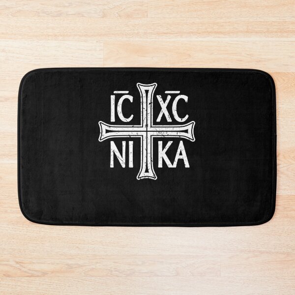 Item preview, Christogram Orthodox ICXC NIKA Cross Eastern Christian designed and sold by Sinful Charm.