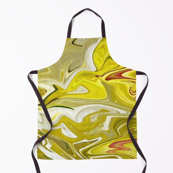 Item preview, Yellow abstract swirl pattern designed and sold by perlphoto.