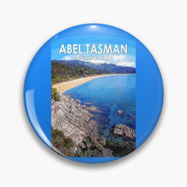 Item preview, Abel Tasman National Park New Zealand Vintage designed and sold by KrisSidDesigns.