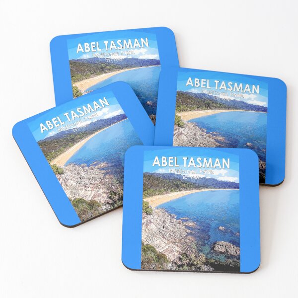 Artikelvorschau, Abel Tasman Nationalpark Neuseeland Vintage entworfen und verkauft von KrisSidDesigns.
