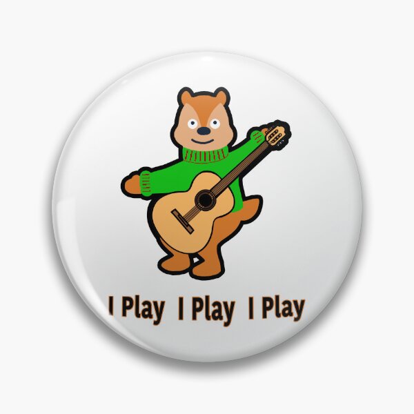 Item preview, I Play Chipmunk Guitar Musician designed and sold by janraydesigns.