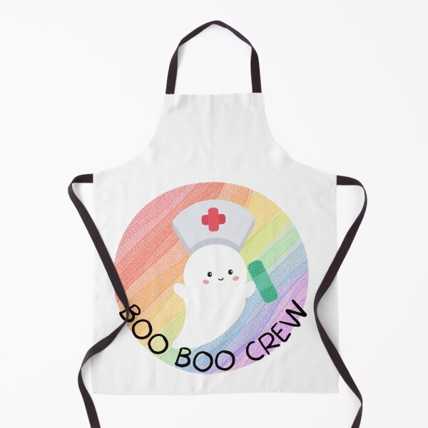 Item preview, Boo Boo Crew Nurse Ghost Halloween designed and sold by ZazzyPumpkin.