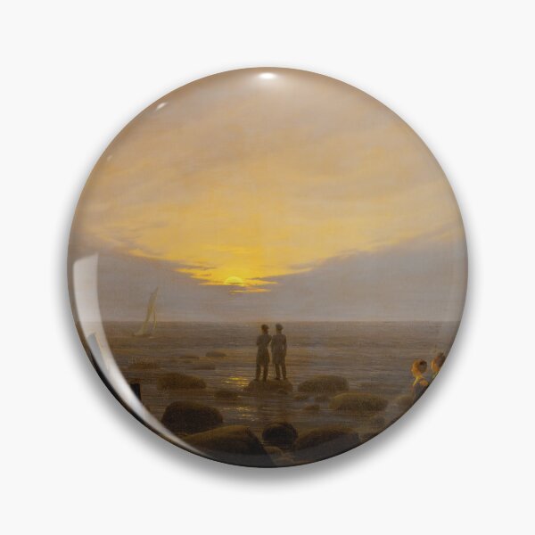 Item preview, Caspar David Friedrich: Moonrise Over the Seashore designed and sold by Vintage Wall Art.