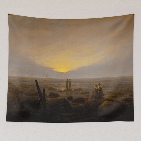 Item preview, Caspar David Friedrich: Moonrise Over the Seashore designed and sold by Vintage Wall Art.