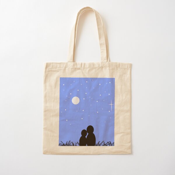 Item preview, Sitting Couple in a Moon-lit, Starry Night designed and sold by DesignerMinhaj.