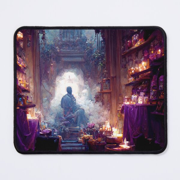 Item preview, Meditating Purple Monk designed and sold by TheHouseMaster.