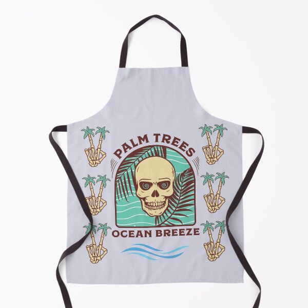 Item preview, Palm Trees Ocean Breeze - Skeleton Vintage Summer designed and sold by ArtOfStars.