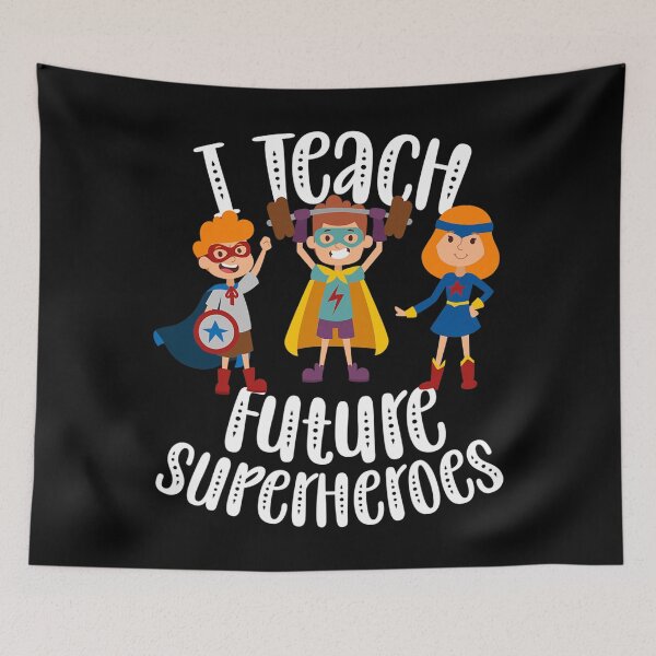 Item preview, I Teach Superheroes Funny Cute Back To School Teacher Gift designed and sold by blissfulstimulu.