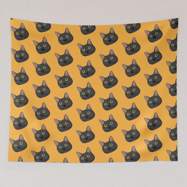 Item preview, Black Cat Snaggle Tooth designed and sold by katiek-franklin.