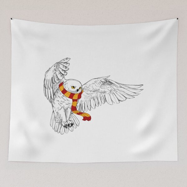 Item preview, Cute Flying Owl designed and sold by PottersArt.
