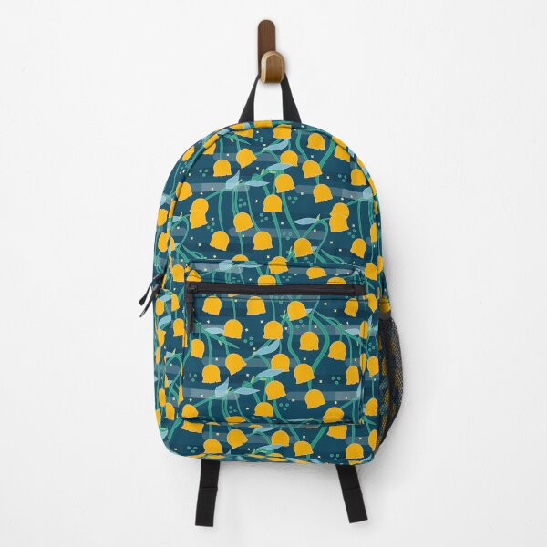 Item preview, Yellow Lily of the Valley in Dark Blue Night Pattern designed and sold by Moyanana.