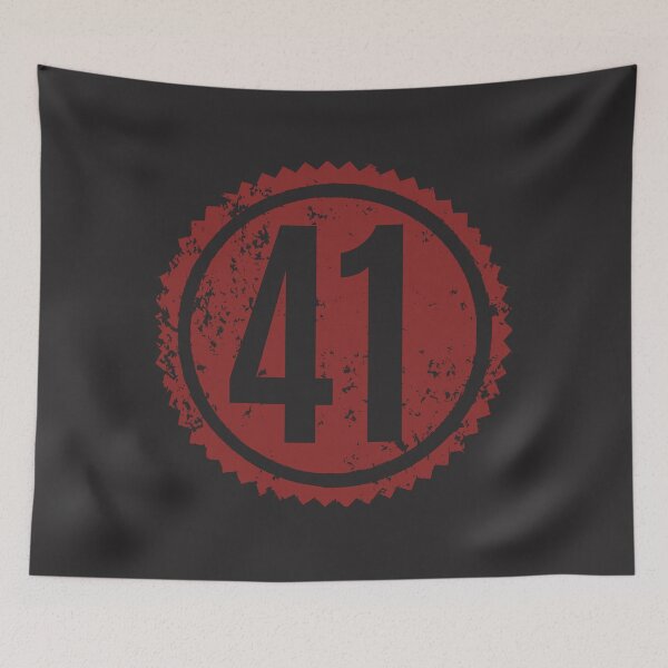 Item preview, Dave Matthews Band 41 Red Distressed Label designed and sold by dmbdana.