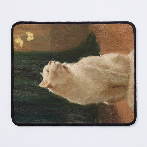 Item preview, Cat and Butterflies by Arthur Heyer designed and sold by Amanda1775.