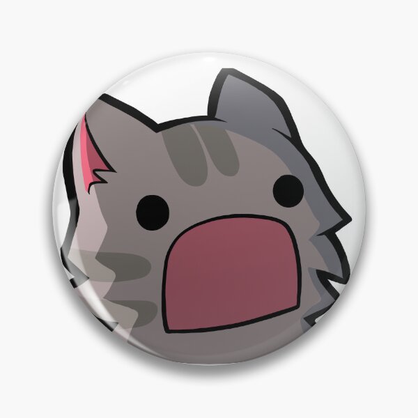Item preview, surprised kawaii cat designed and sold by Enayden.