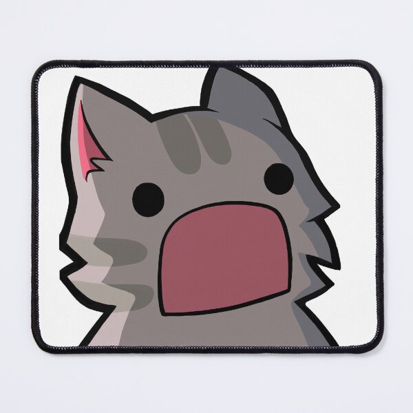 Item preview, surprised kawaii cat designed and sold by Enayden.