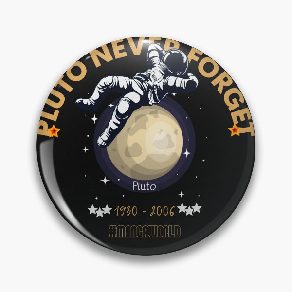 Item preview, Pluto Never Forget Retro Science Funny Design designed and sold by mangaworldart.