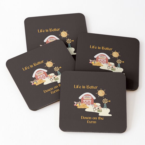 Item preview, Life is better , farm life  designed and sold by Kim  Loftis.