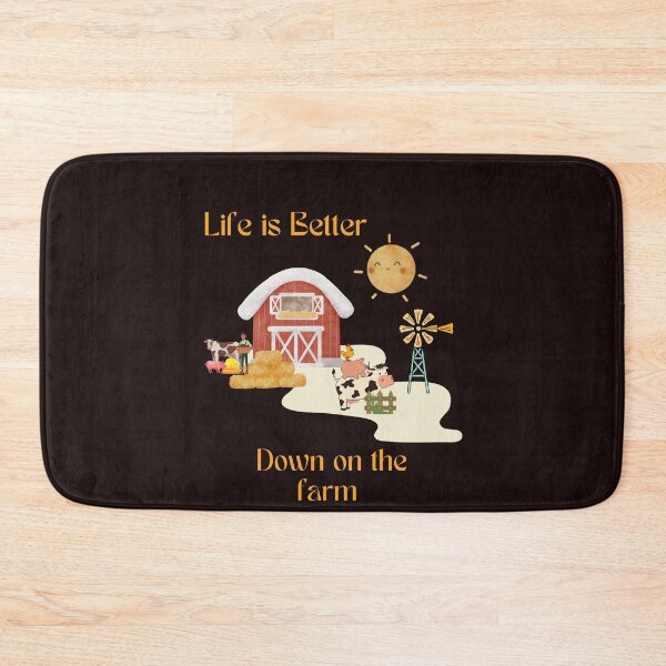 Item preview, Life is better , farm life  designed and sold by Kim  Loftis.