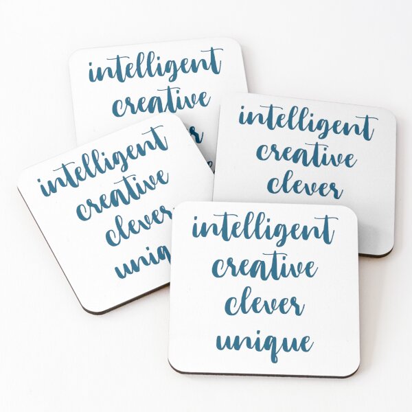 Item preview, Intelligent Creative Clever Unique designed and sold by PottersArt.