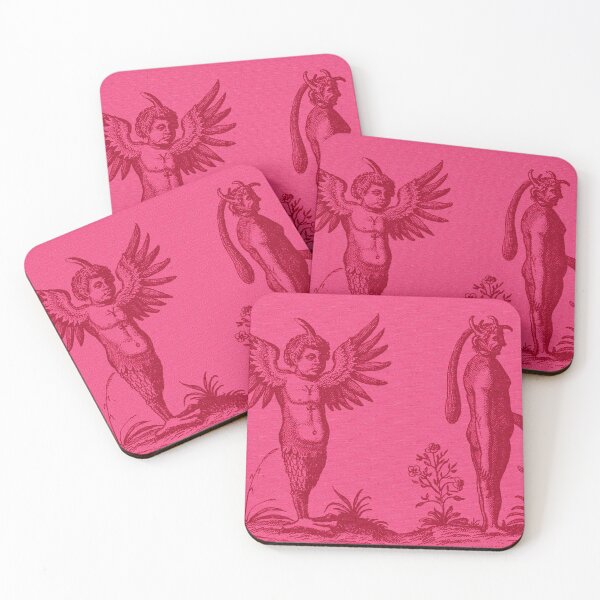 Item preview, Ancient Mythical Beasts in red and pink designed and sold by SirenSeventyOne.