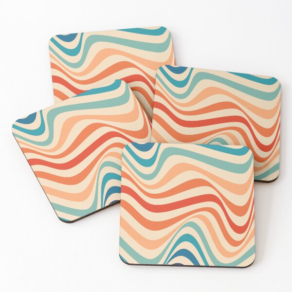 Item preview, Retro 70s Waves Illusion designed and sold by karanwashere.