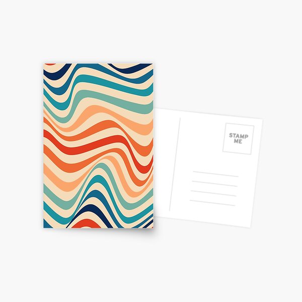Item preview, Retro 70s Waves Illusion designed and sold by karanwashere.