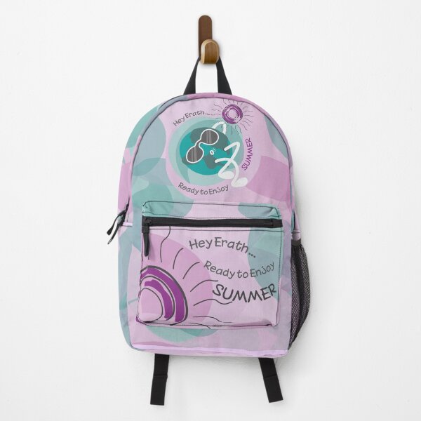 Item preview, Earth ready to enjoy summer !! sunny & nice weather in purple and teal designed and sold by Lowrain Nabih.